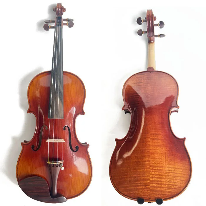 High quality Flame Maple professional 4/4 violin instrument