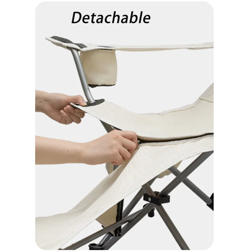 Portable Folding Chair  Light Weight Outdoor Leisure Portable Camping Beach Chair with Carrying Bag