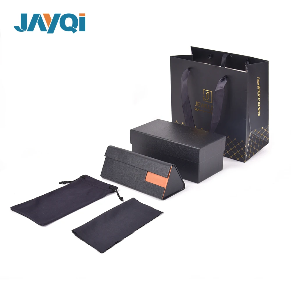 Оптовая продажа бумажный Органайзер JAYQI для линз упаковочные коробки футляры очков футляр солнечных