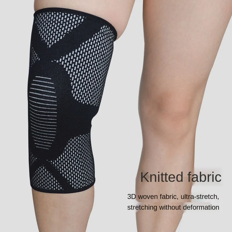 3D вязаный эластичный нейлоновый коленный протектор от боли спортивный компрессионный коленный бандаж