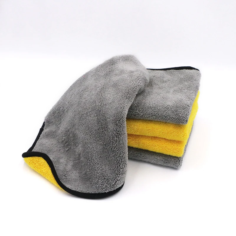 Ultra soft, Large, Thick and Quick Drying Car Microfiber Cleaning Towel 800GSM Polishing Waxing Auto Detailing Towel Cloth