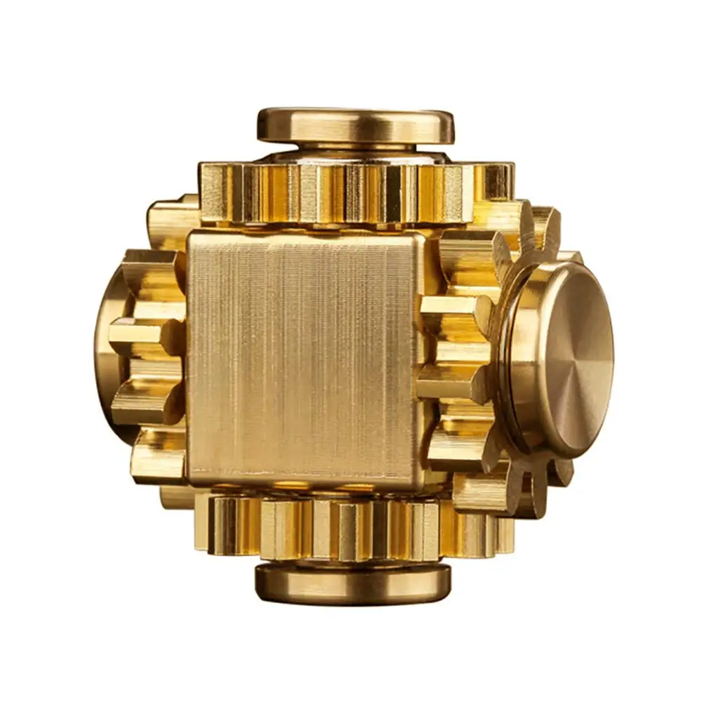 Linkage 4 Gears Fidget Spin Finger Games Fidget Cube Spinner Small Fidget Toy for Adults Kids