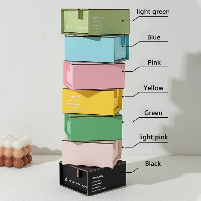 Custom Logo Affordable Jewelry Folding Boxes Eco-friendly Paper Creative Packaging Jewelry Set Boxes