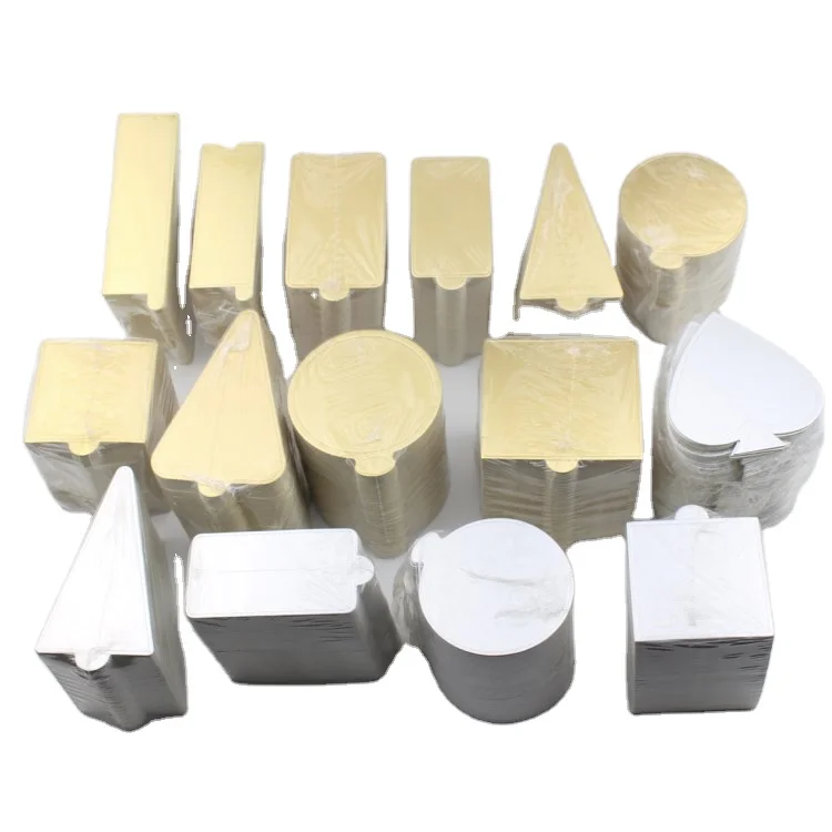 High Quality Custom Gold Rectangle Cake Board for Mousse cake
