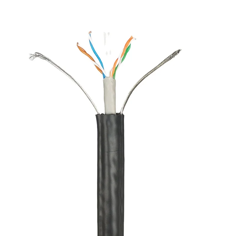 Cat6 tvvbg tvvbp SFTP щит стальной провод плоский путешествия Лифт частей лифта сетевой кабель