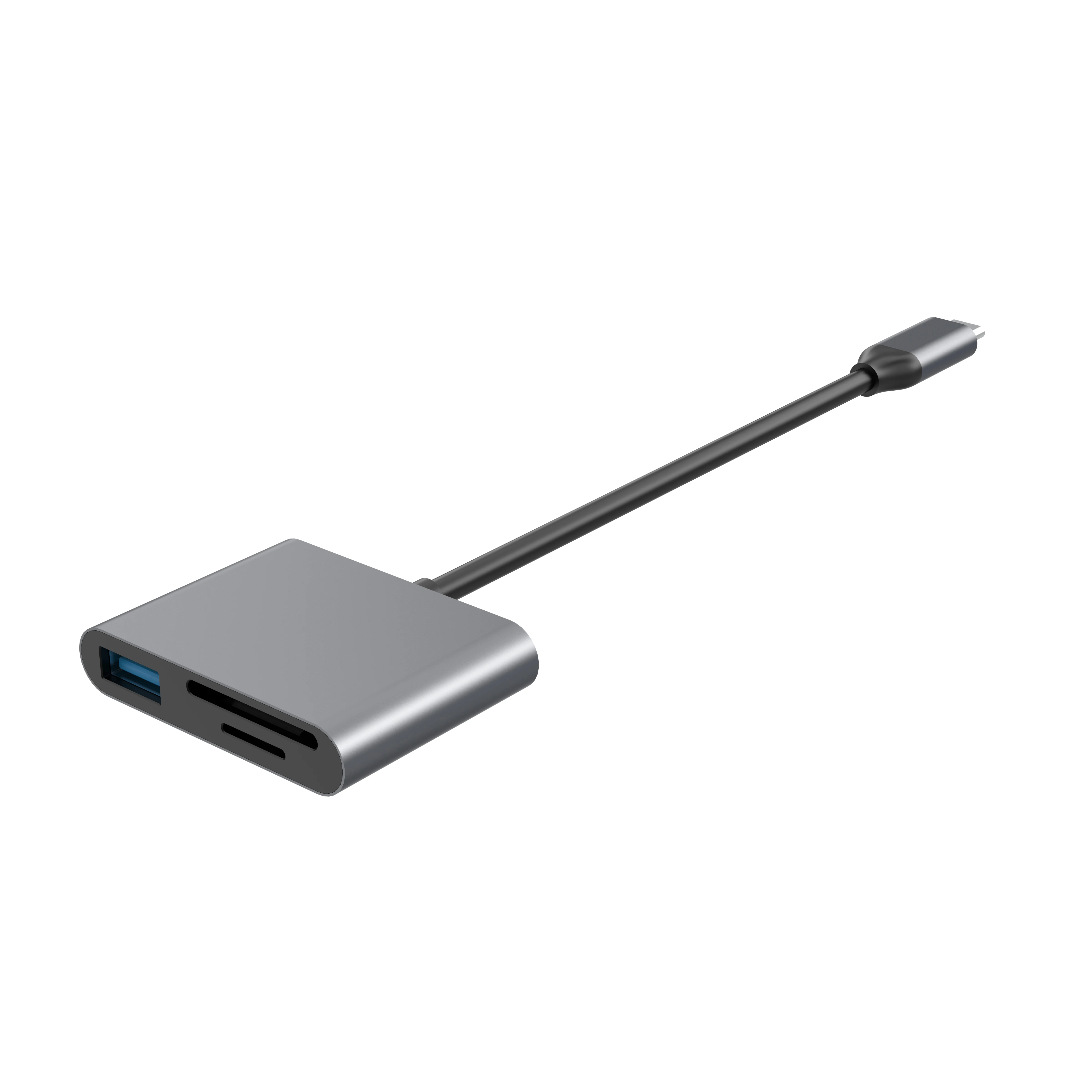 USB C 3 в 1 концентратор конвертер Type-C адаптер SD-считыватель карт для MacBook Pro