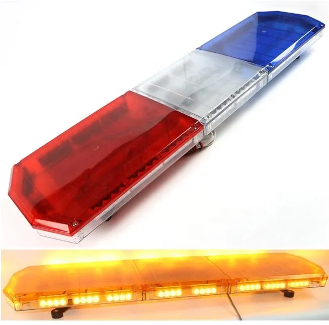 Emergency warning Ambulance led bar light roof car strobe beacon light bar law enforcement vehicle warning lightbar