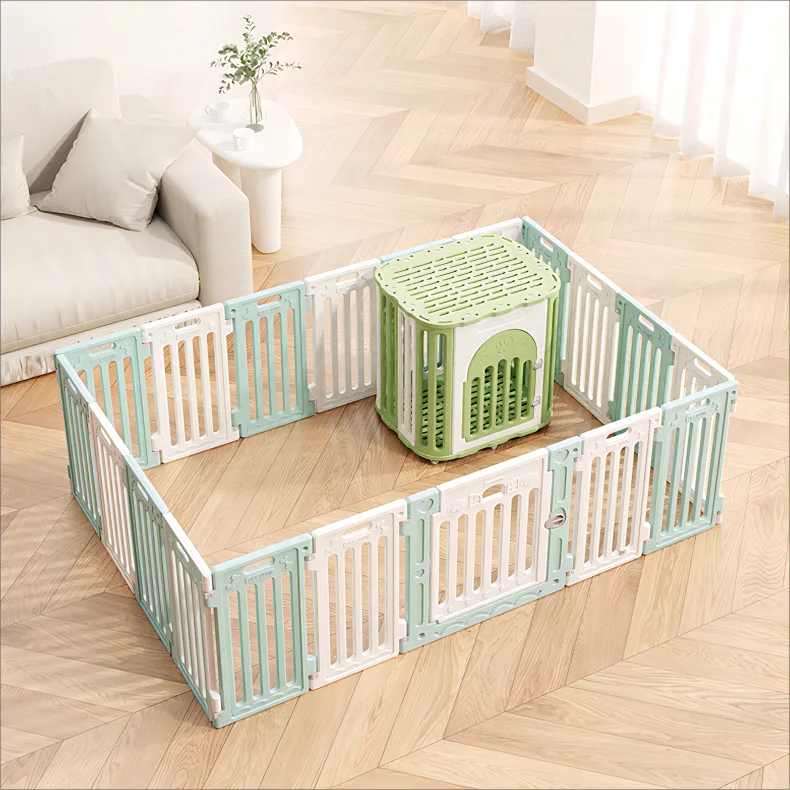 New designed pets playpen pet toilet bedroom 65cm animal enclosure fence dog and cat partition plastic playpen