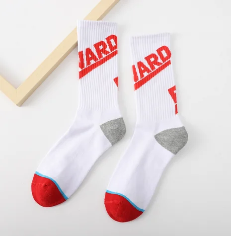 KTE-302 suppliers wholesale socks cotton logo brand custom nylon sports sock crew ankle