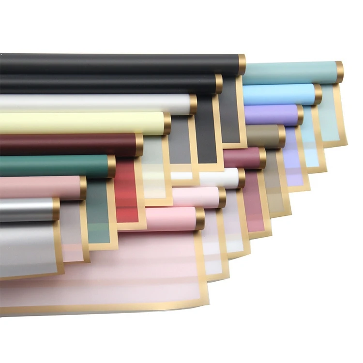 
China Big Factory Good Price Flowers Bouquets Waterproof Flower Wrapping Paper 