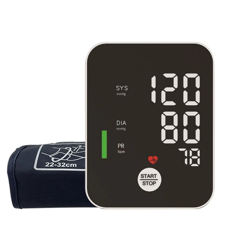 
Wholesale home health monitoring portable sphygmomanometer professional measuring pulse meter and blood pressure monitor 