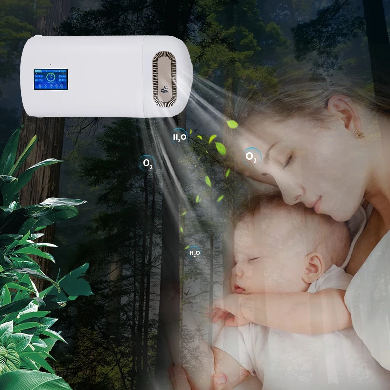 MAKE AIR Low noise 120 volume Wall-mounted Fresh Air System household portable air purifier