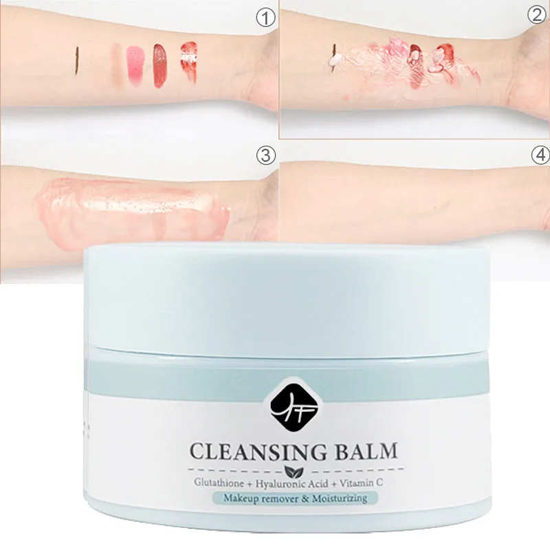 Private Label Skin Care Facial Cleanser Natural Makeup Remover - Glutathione Makeup Cleansing Balm Cosmetic