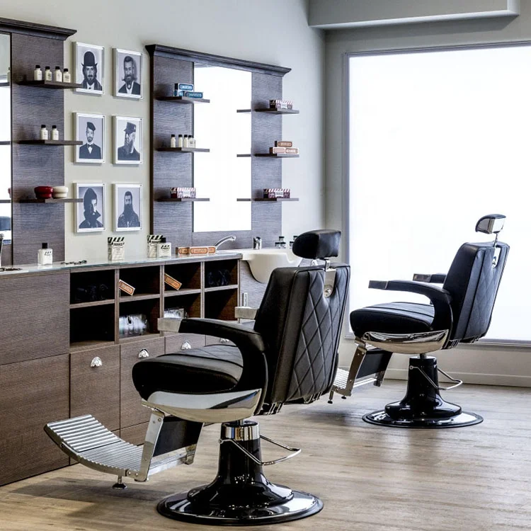 Hair salon furniture styling station with storage sink