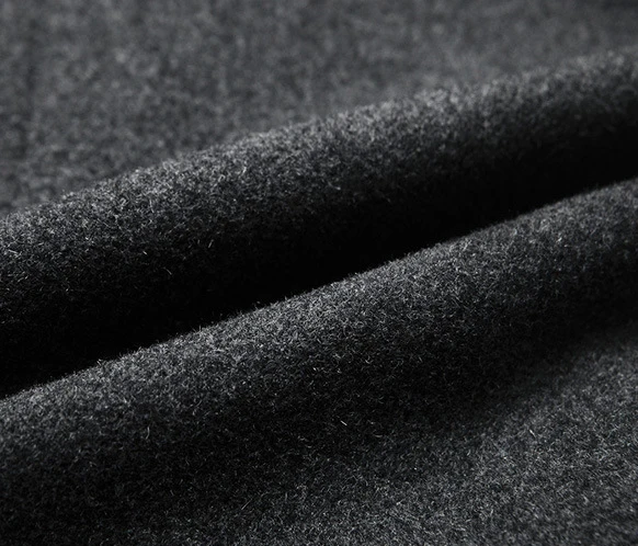 Winter Heavy Utility Cotton Lapel Men Single Breasted Clothing Slim Trench Coat Warm Overcoat Jacket