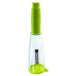 kitchen gadgets Multi-functional Storage Type vegetables peeler with storage cup