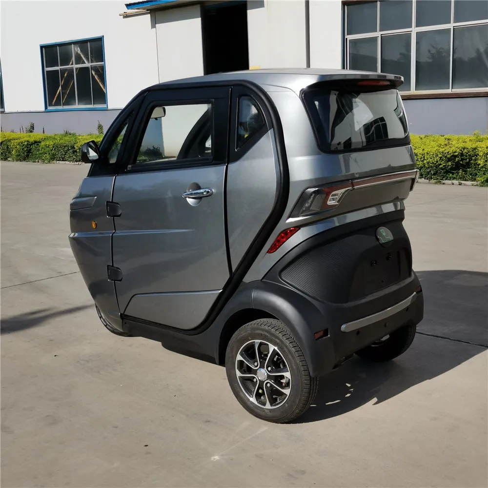 3 Wheels new energy small electric car 2 seater vehicles cabin scooter