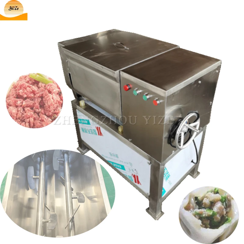 Industrial electric 50L sausage meat stuffing filling grinder food minced meat paste mixer mixing machine
