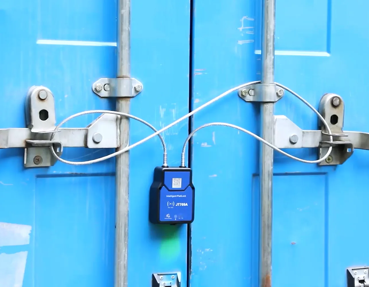 Jointech Jt709A Logistics Intelligent E-Lock Container Gps Padlock Truck Gps Tracker lock Cargo Monitor Asset Tracking