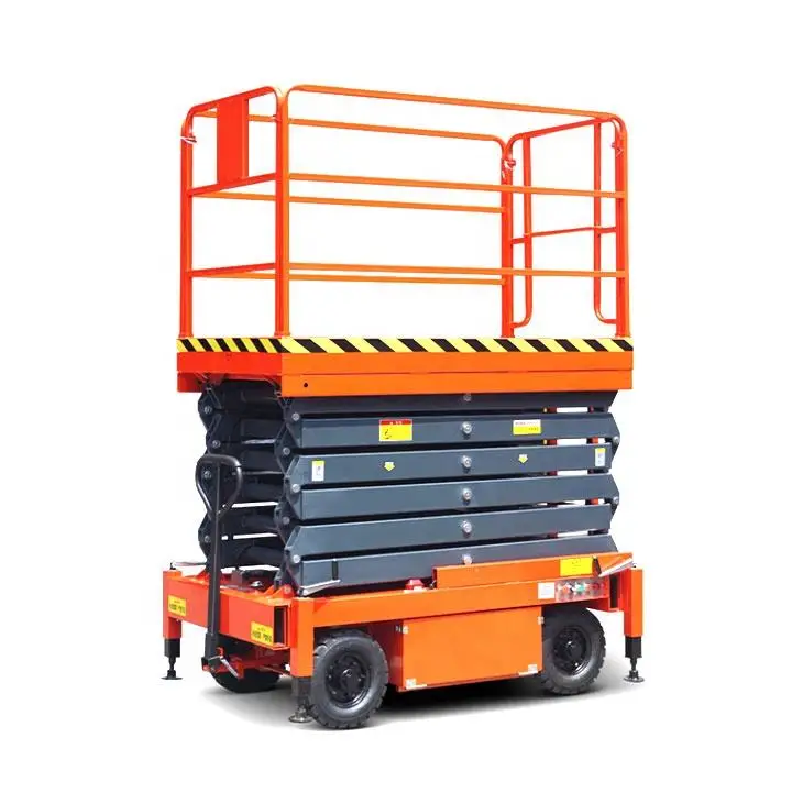 Factory Price 1.6m Self Propelled Electric Mobile Scissor Lift Hydraulic