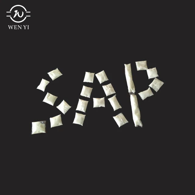 Hot sale Sodium polyarylate SAP Hospital absorbent polymer sachets Bag with factory prices