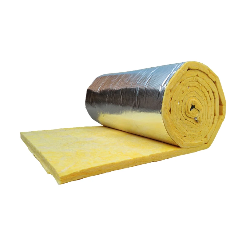 High quality multi-functional glass fiber cotton roll felt insulation and sound insulation in one