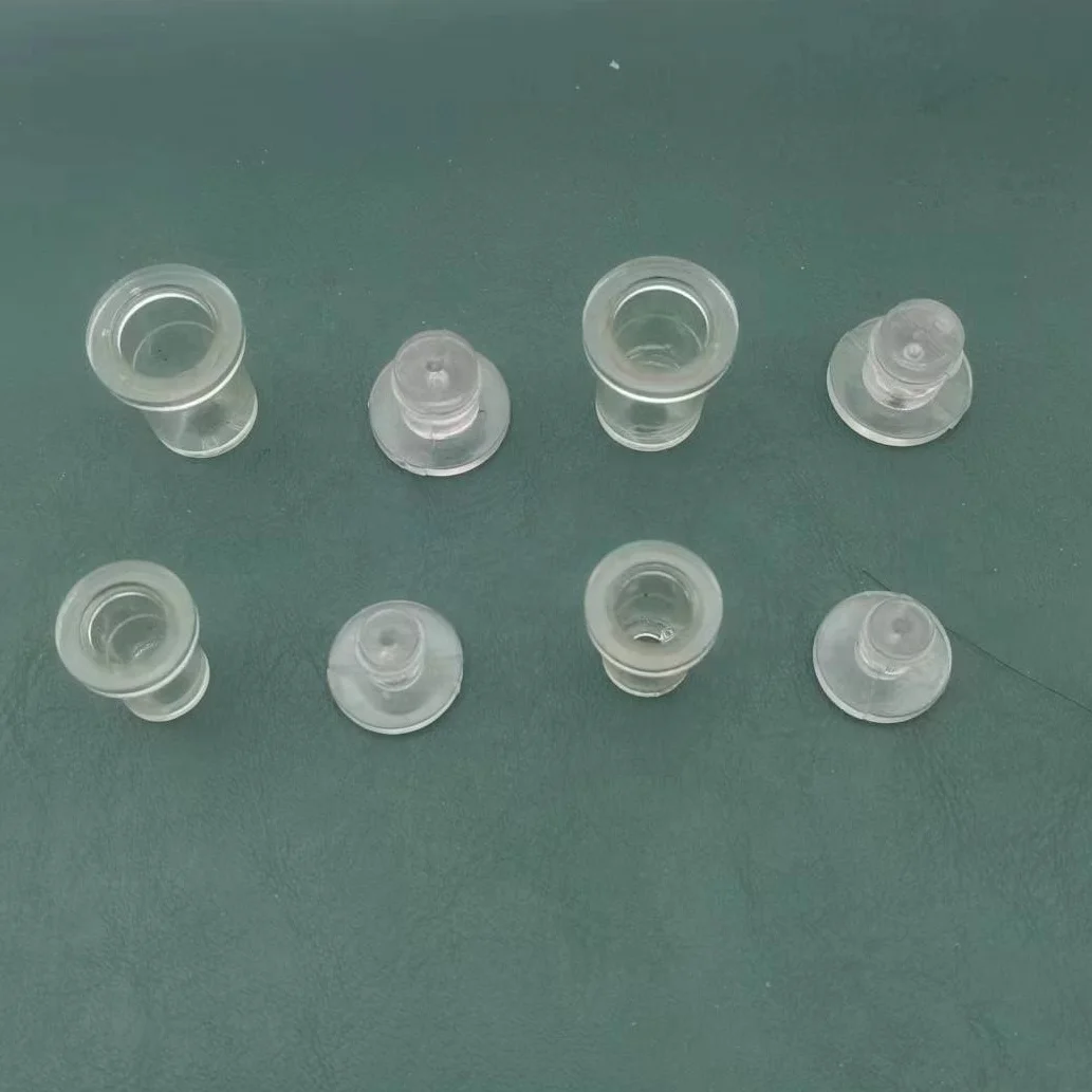 Cheap Clear Transparent Plastic Acrylic Sign Standoff Dia. 19mm*H19mm Sign Locator Quick Snap Standoffs for Letter Signs