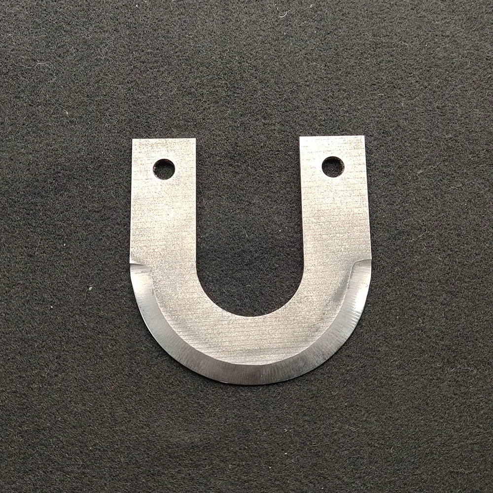 Custom Durable U Shaped Electric Hot Cutting Knife D2 PVC Textile Industrial Machine Blade