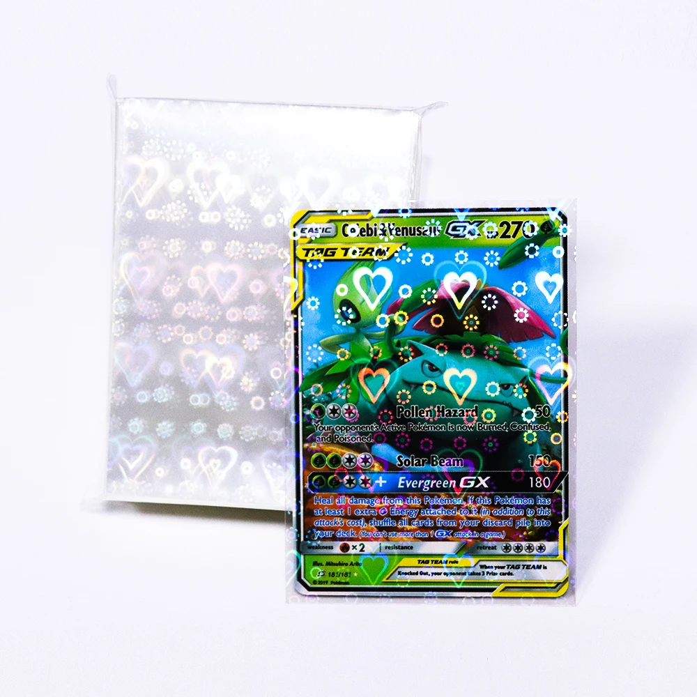 Patented Vertical Heart MTG SIZE  CARD SLEEVES JOMO pennis sleeves