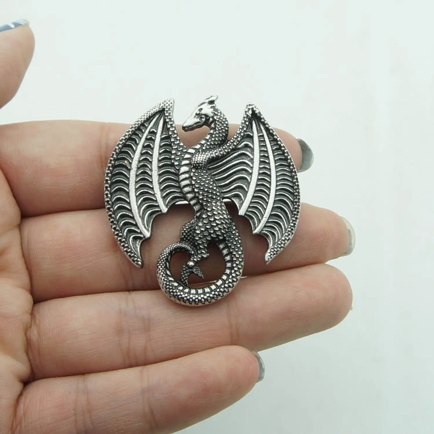 Vintage Nordic Celt New Fashion Men Dragon Brooch
