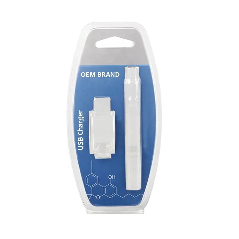 UKETA OEM brand battery pen packaging boxes custom logo cartridge package plastic box with USB charger