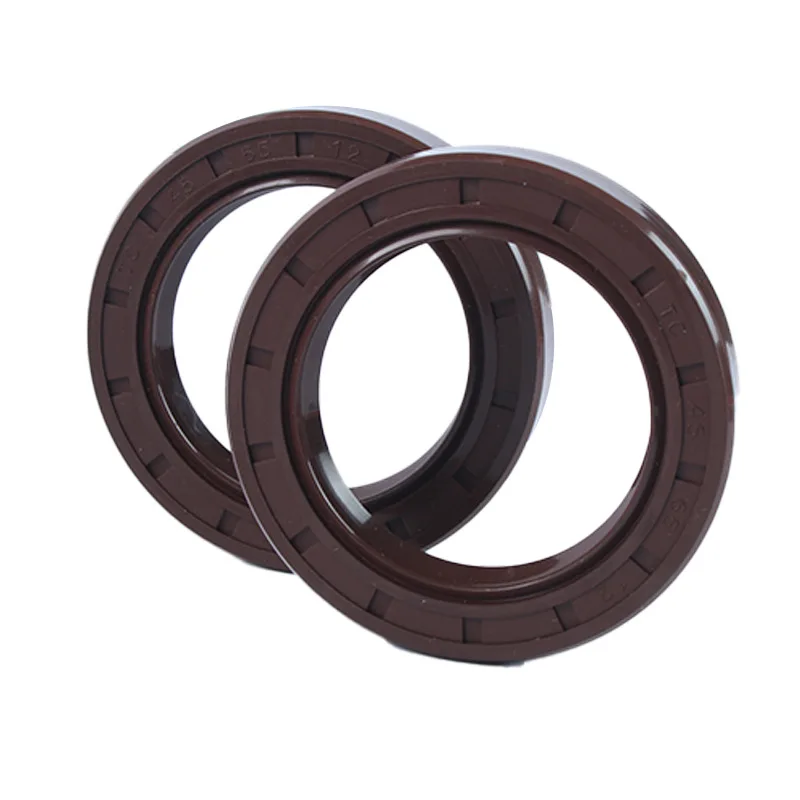 Customizable Automotive NBR Material Brown TC TG4 Rubber Oil Seal High Pressure Mechanical Hydraulic Seal FKM & PTFE Material