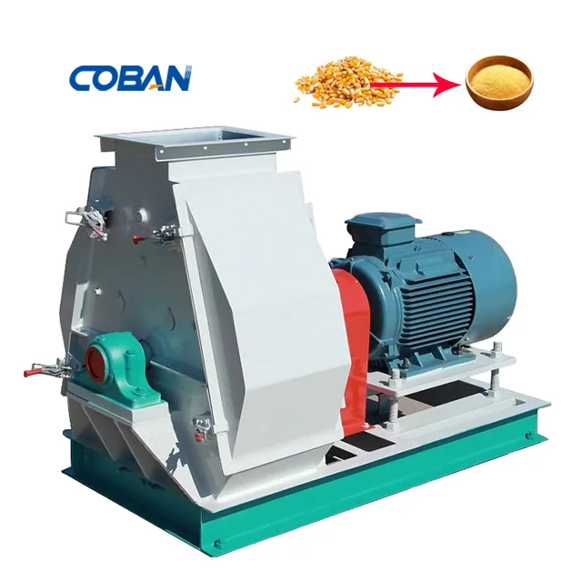 CE biomass wood rice husking grinding machine rice hull powder making machine hammer mill with cyclone fan pulse filter