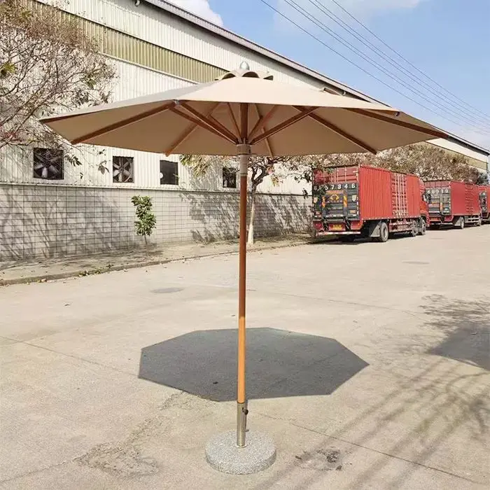 JXT High-end Factory Aluminum Sun Umbrella 280g Polyester super colorfastness Outdoor commercial Parasons on sale