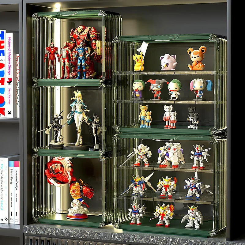 New Fashion Multi Size Transparent Acrylic Stackable Lego Storage Box Suitable For Toys And Bags