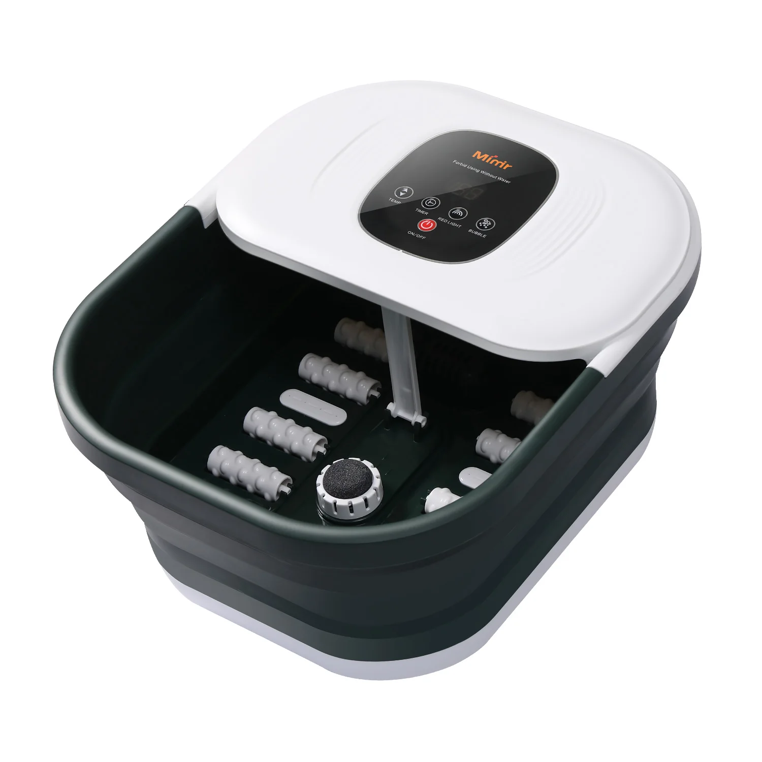 Factory Direct Sell Amazon Supplier Best Quality Collapsible Foot Bath with Bubble Vibrating Massager