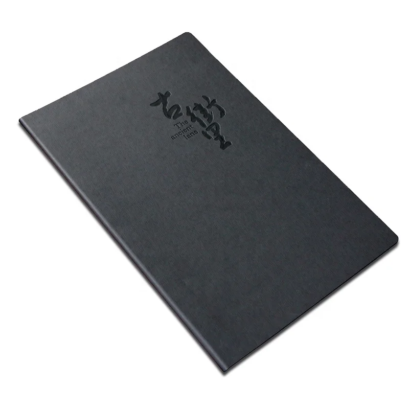 
custom printing leather hotel folding menu cover book folders for coffee 
