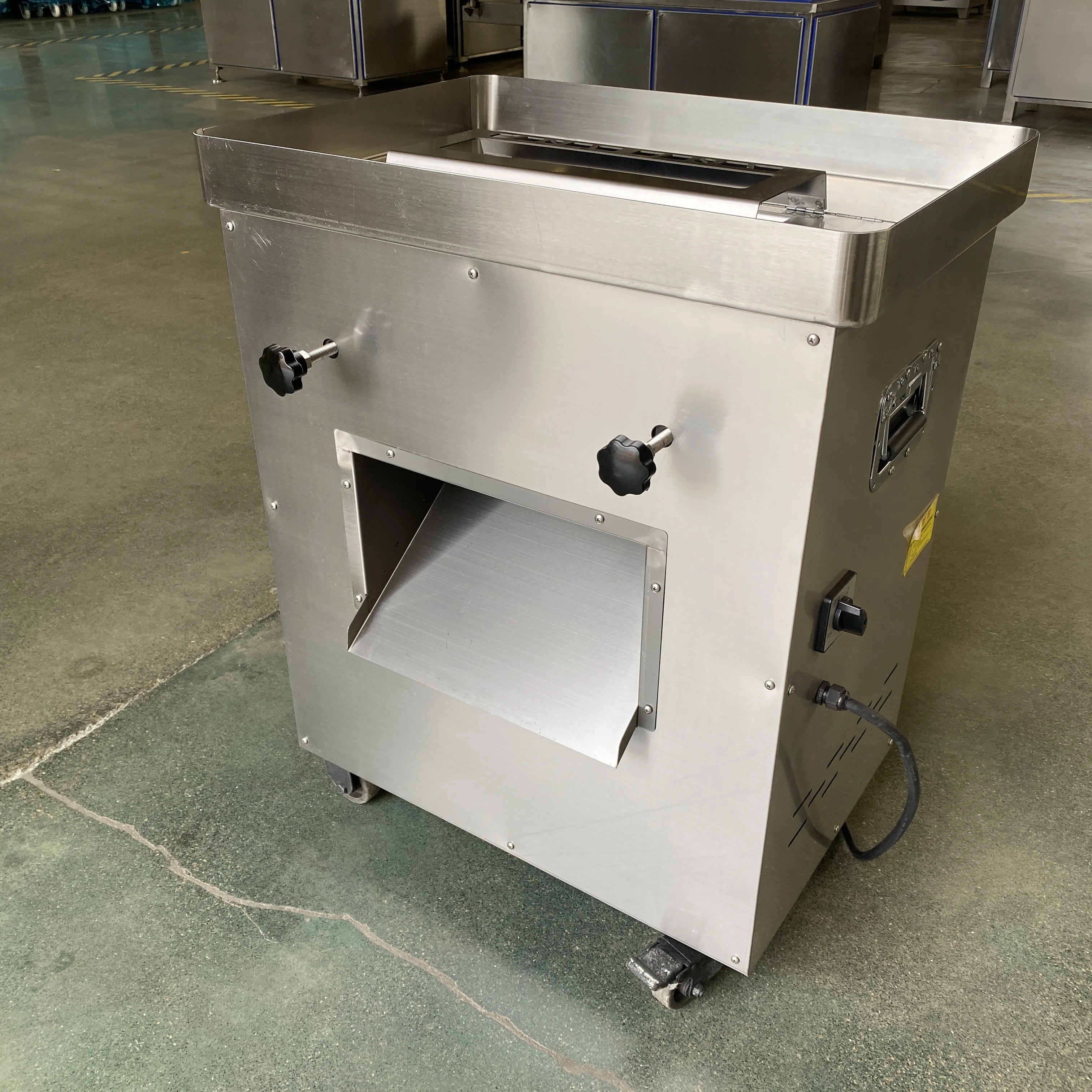 Electric Commercial Automatic Multifunctional  Mushroom Vegetable Food Cutter Meat Slicer