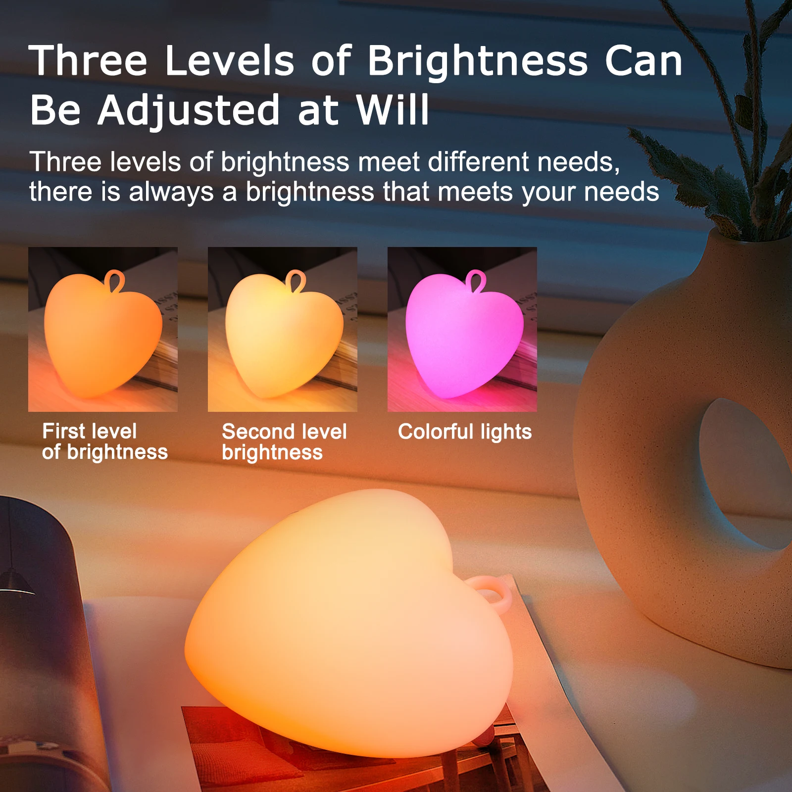 New Small Night Light Rechargeable Desk Lamp For Bedroom