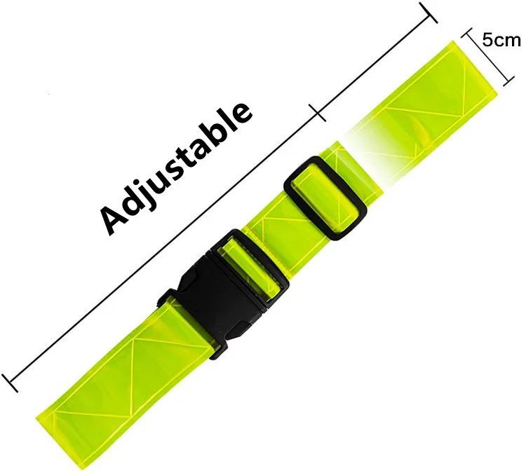 Best selling high visibility eco-friendly adjustable fluorescence yellow reflective safety belt for running/jogging/walking dogs