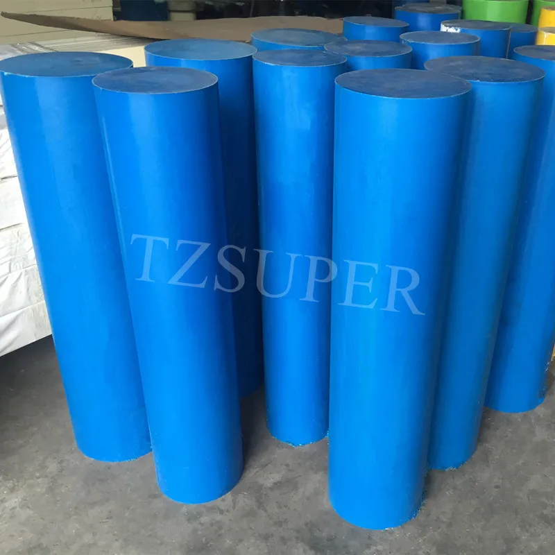 Manufactory Price Blue Color Industrial Use PA6 Nylon Rod