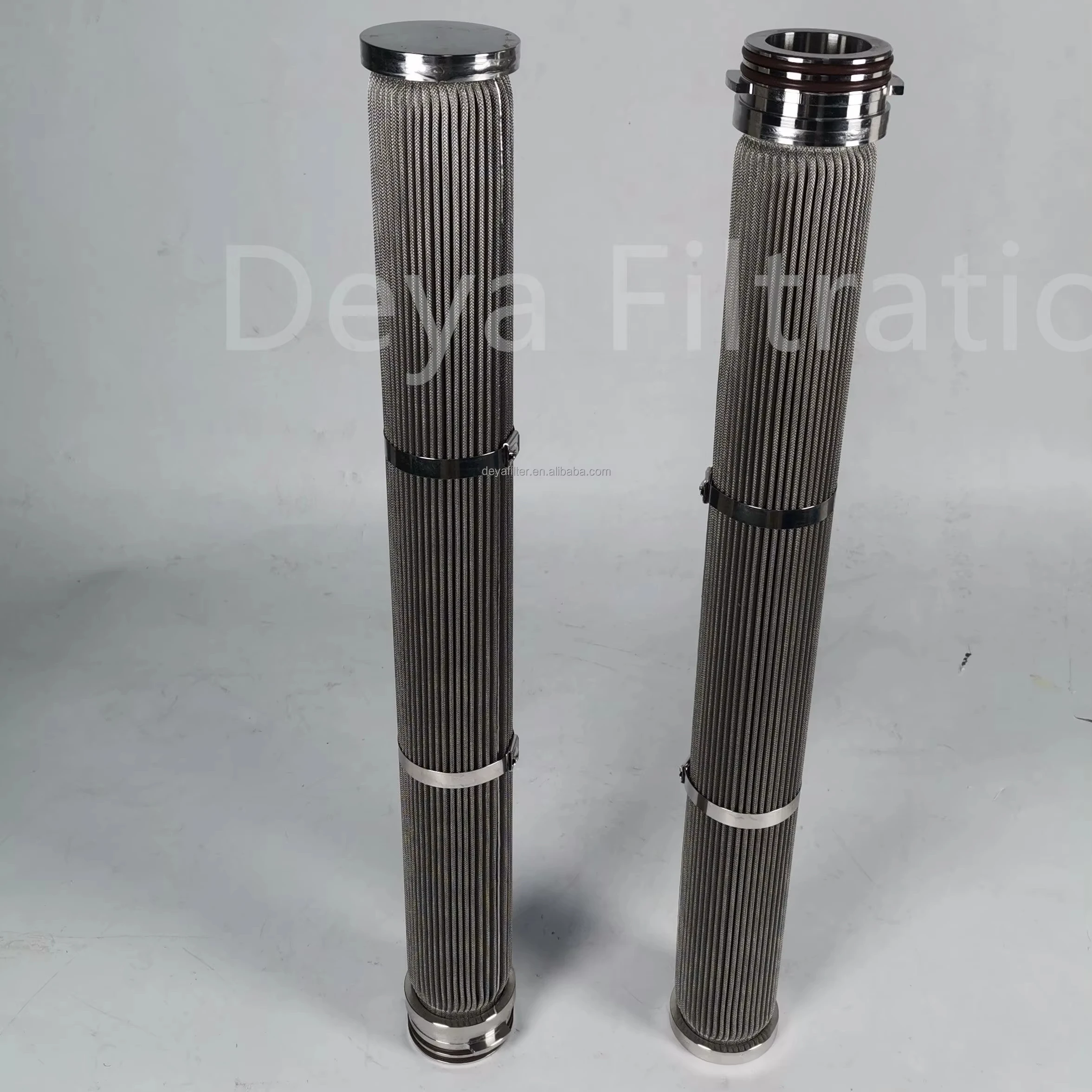 Customized Chemical Fiber Recycled PE PET PP Filtration System Pleated Metal Filter Element