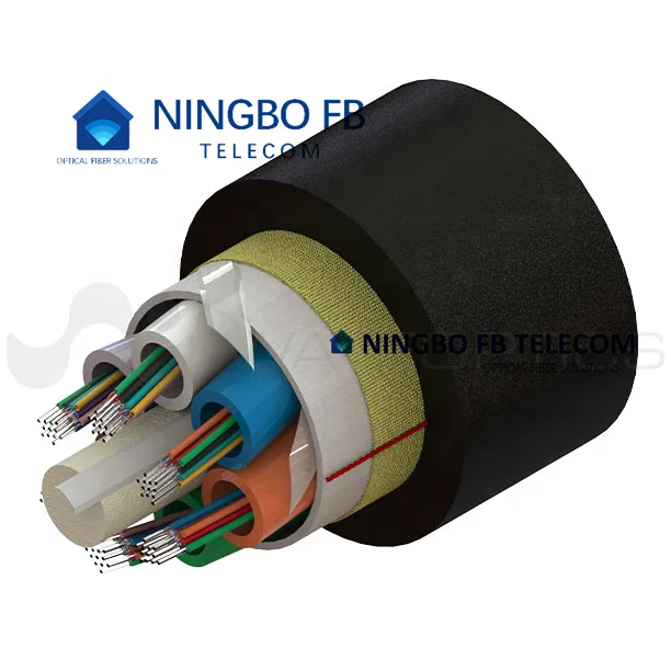 All Dielectric Self-supporting Aerial ADSS Cable 6 12 24 48 96 144 288 core G652D Outdoor Non Armored optical Fiber
