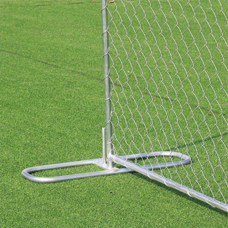 6x12 portable galvanized  chain link temporary fence panel in America for events