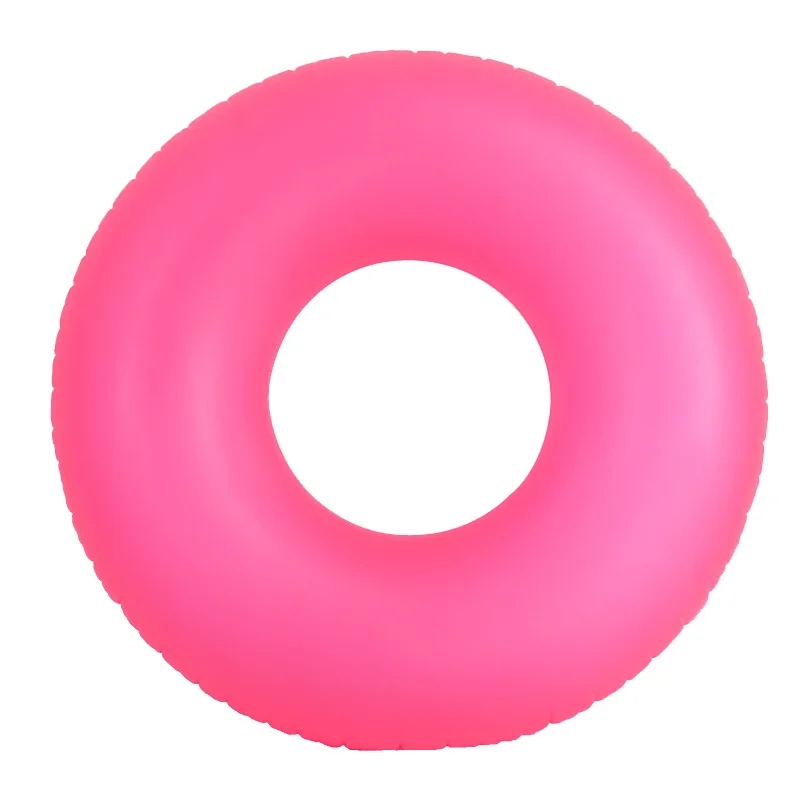 Wholesale neon inflatable swimming ring for adults