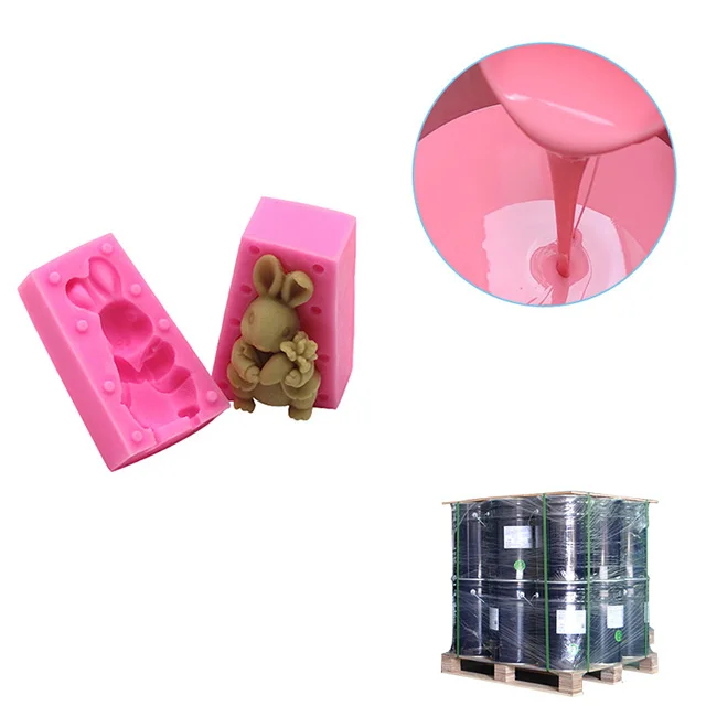 2022 tin base condensation two part liquid silicone rubber for resin figurine craft  mould material