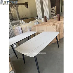 Marble Stone look Dining Table Tops