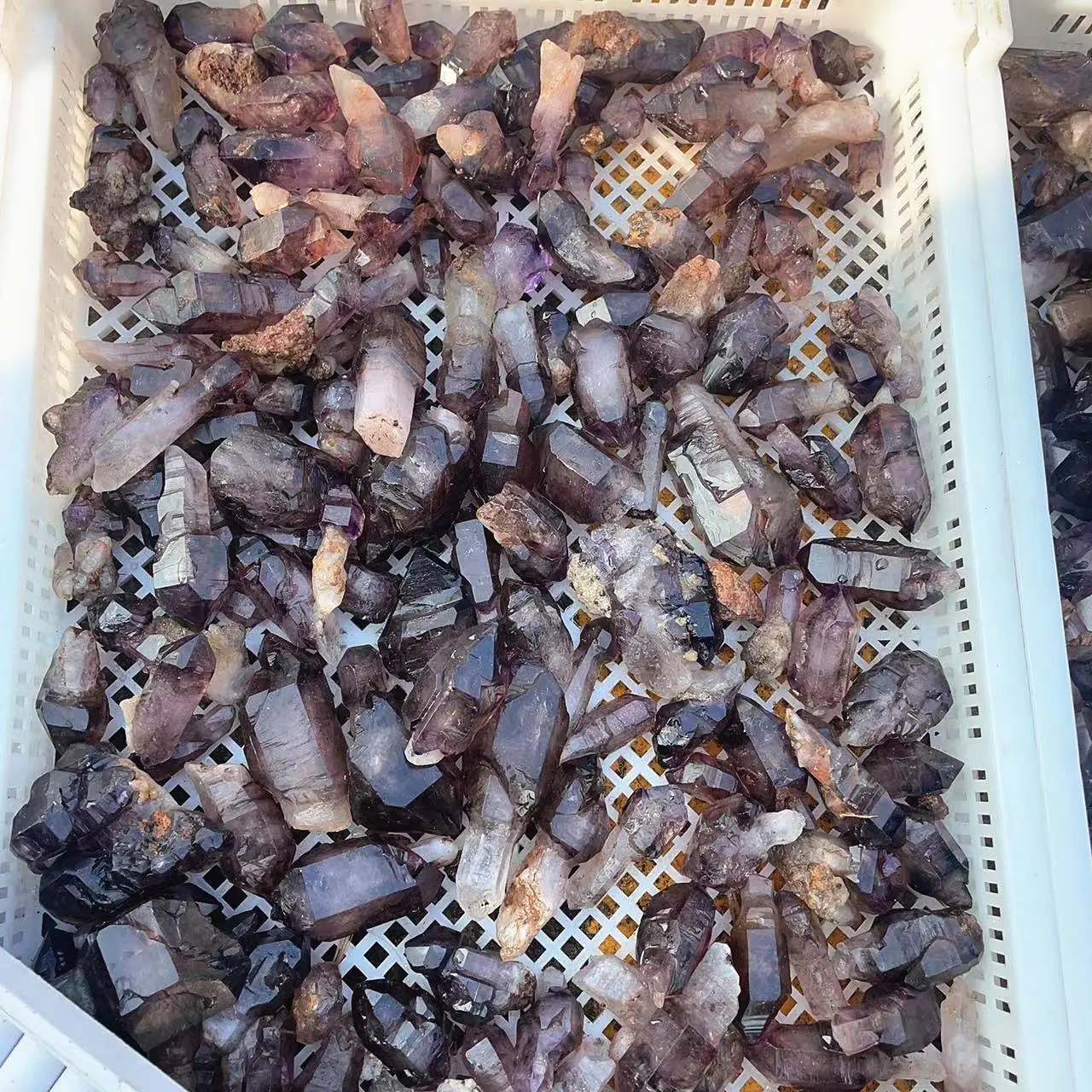 Wholesale Natural Raw Crystal Super 7 Seven Crystal Points super seven crystal Backbone