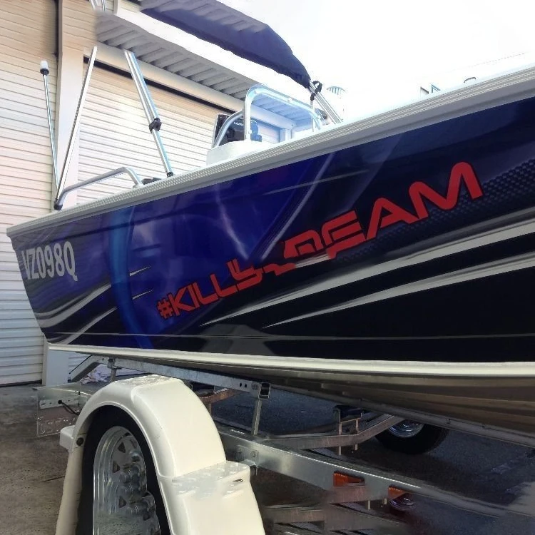 Виниловая накидка на лодку