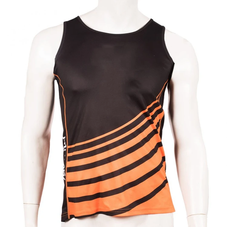 Quick Dry Breathable Tank Top Team Training Wear Sublimation Men Sports Singlets